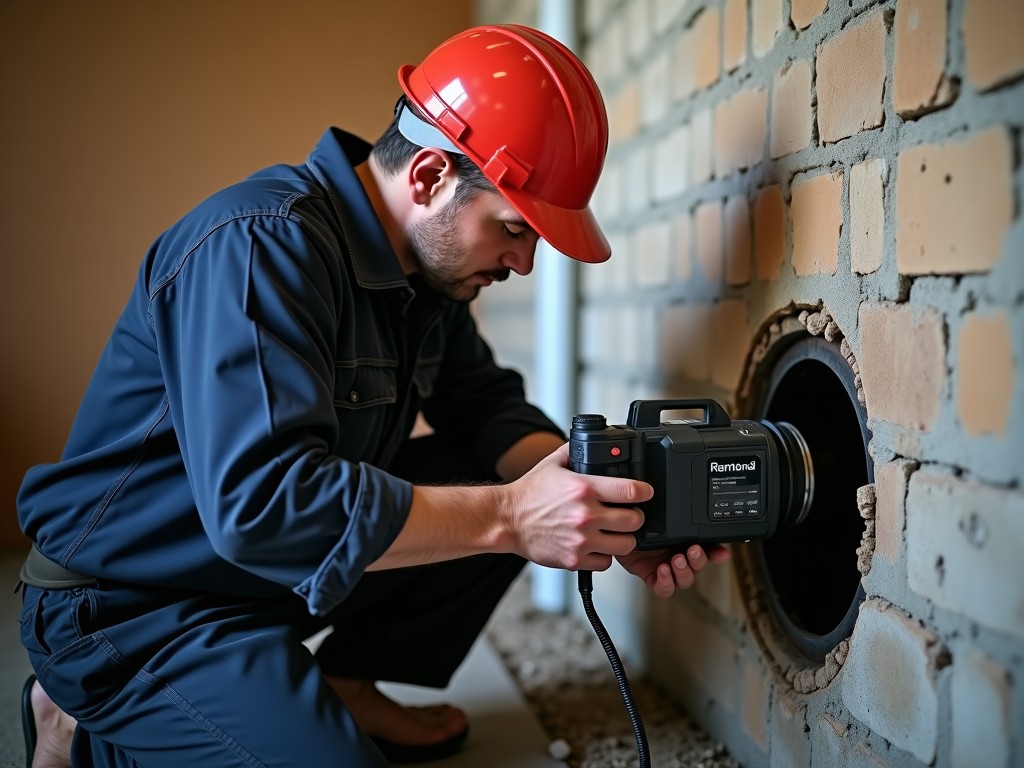 Sewer camera inspection