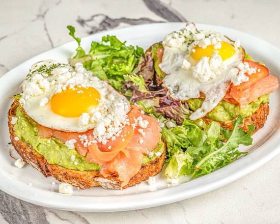 Avocado Toast With Smoked Salmon