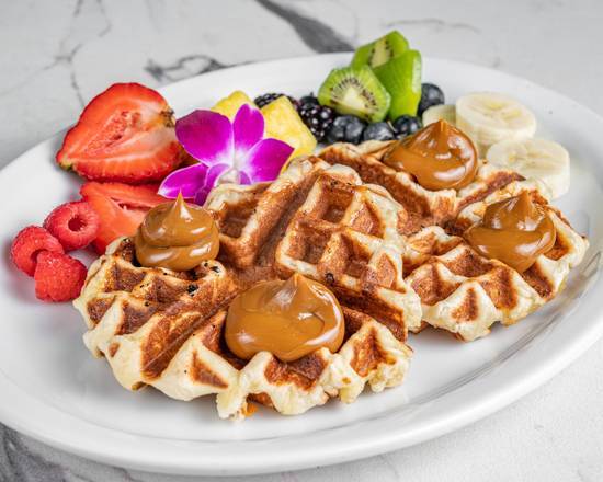 Waffles Dulce De Leche