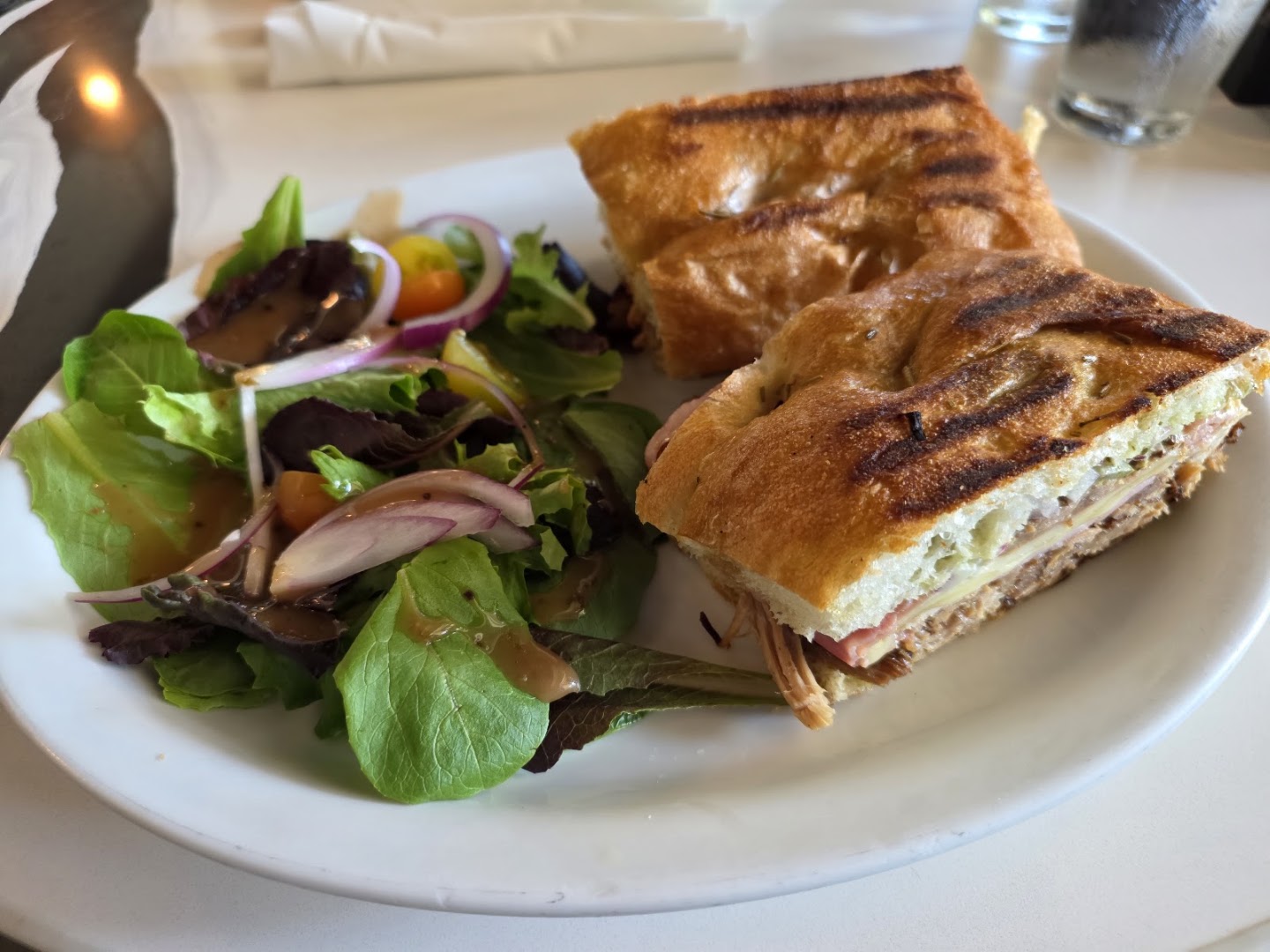 Bistro Café — a dish as served