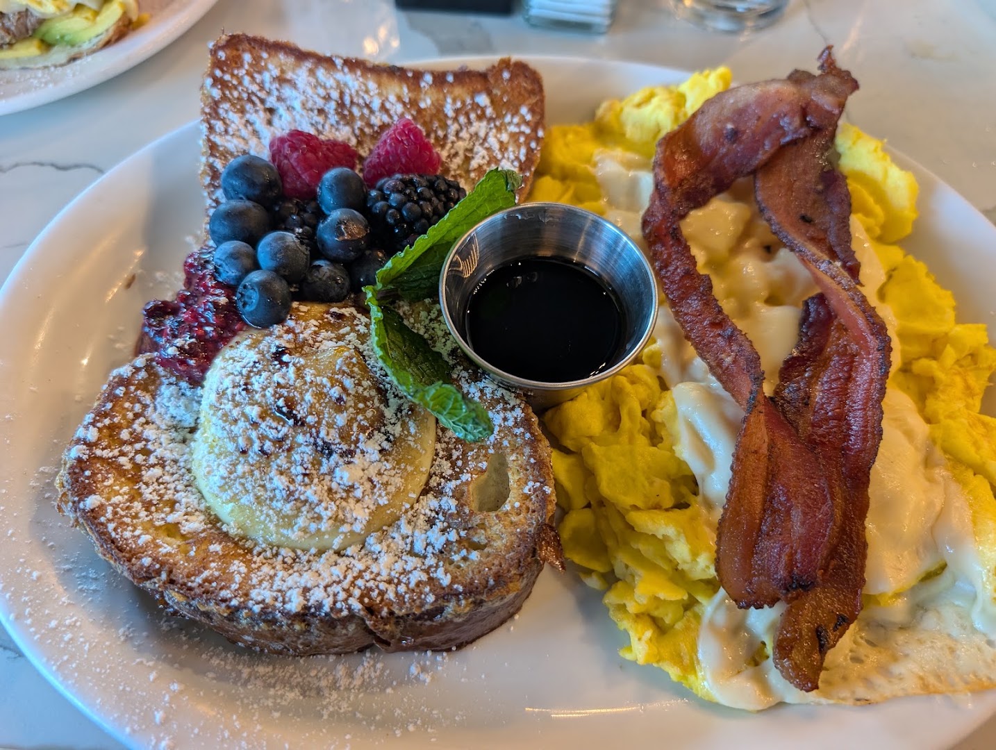 Bistro Café — a dish as served