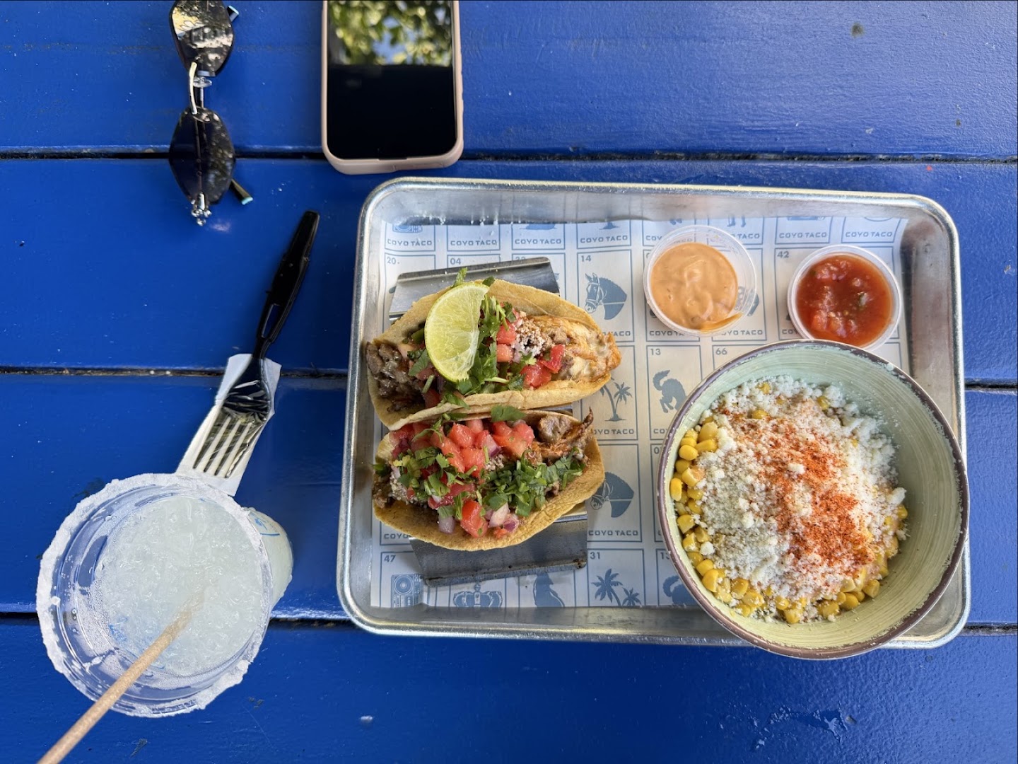 Coyo Taco &mdash; a dish as served