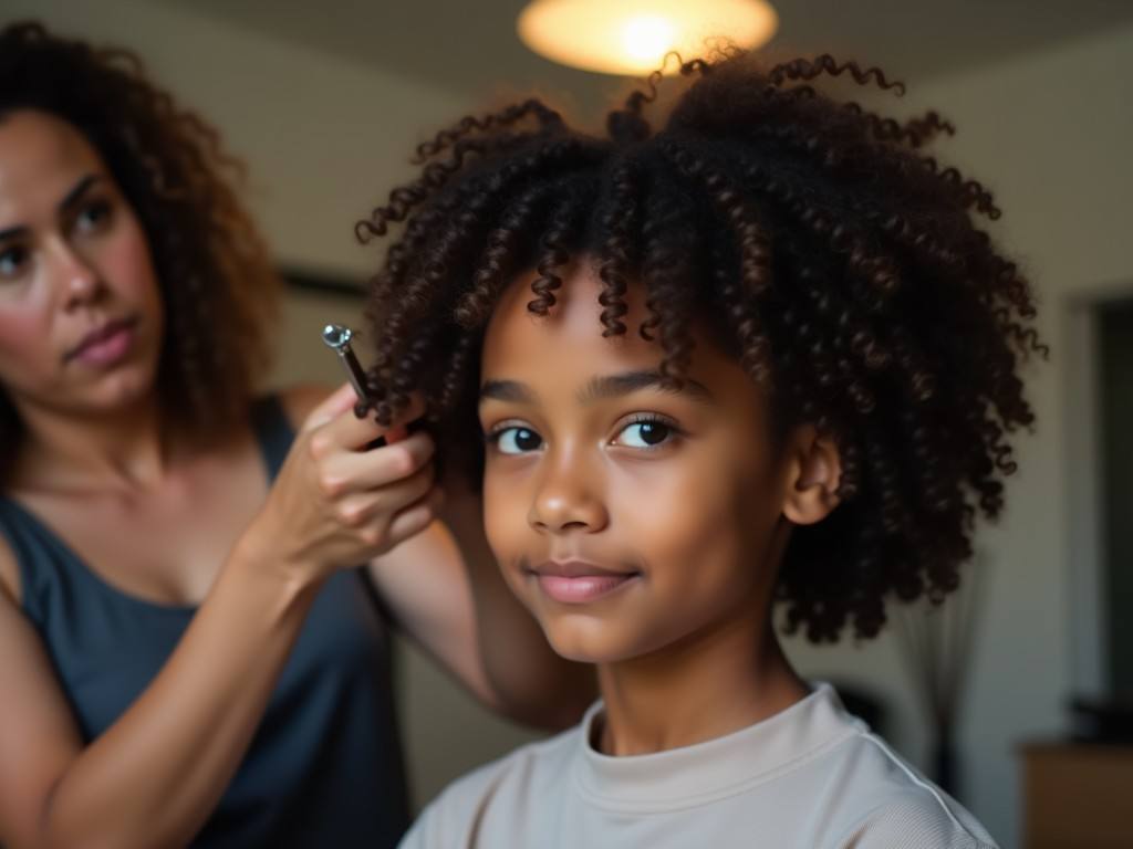 Curly cut (dry cut)