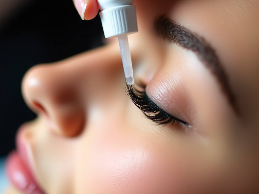 Lash lift and tint